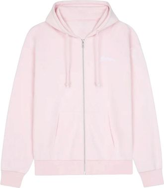 Flaneur Fl&acirc;neur, Hoodies & sweatvesten, Heren, Roze, XL, Katoen, Signature Zip-Up Hoodie
