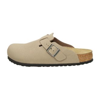Birkenstock Boston - unisex - Slip ons - Grijs - 42 EU - Leer - Schoenen