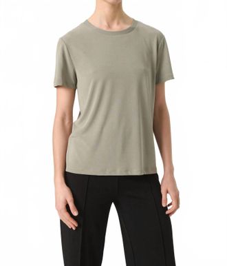 Soaked In Luxury Columbine Short Sleeve T-Shirt In Grey