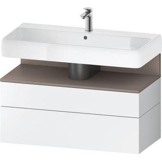 Duravit Qatego Mueble Bajo Lavabo, 1 Extra&iacute;ble Y 1 Caj&oacute;n, - Duravit
