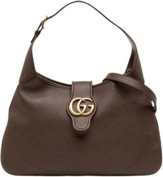 Gucci Pre-owned Shoulder Bags, female, Brown, Size: ONE SIZE Pre-owned The Aphrodite Shoulder Bag
