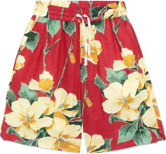 Drôle de Monsieur Korte Broeken, Heren, Veelkleurig, M, Katoen, Rode Bermuda Shorts Comfort Stijl