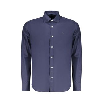North Sails Shirt met lange mouwen - Heren - Casual Overhemden - Blauw - S - Katoen - Overhemden