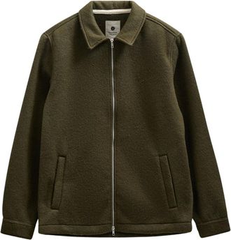 Anerkjendt Akhanky Boiled Wool Overshirt - Jackets - Hombre - Verde - M
