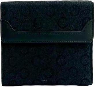 Celine Pre-owned Wallets, female, Black, Size: ONE SIZE Pre-owned Canvas Wallet
