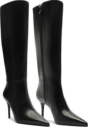 Schutz Mikki Up Womens Shoes Black 5 : 10.5 M, Leather