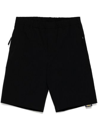 Aspesi Linen garment dyed shorts - men - Cotton - 50 - Blue