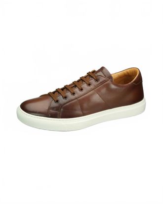 To Boot New York Mens Colton Nappa Sneaker In Brandy