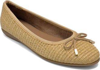 Aerosoles Homebet Raffia Woven Ballet Flat in Natural/Beige Bisque at Nordstrom Rack, Size 7.5