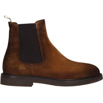 Giorgio Giorgio - Chelsea Laarzen - Heren - Schoenen - Bruin - Maat: 42 EU Leer