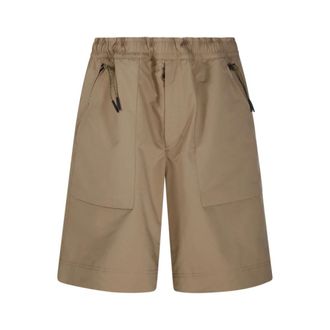 Moncler Casual Shorts, female, Brown, Size: M 23L Shorts