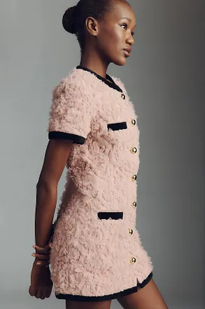 Maude Taylor Textured Mini Dress