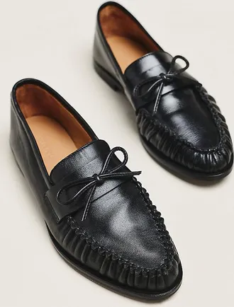 Flattered Dylan Leather Loafers