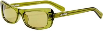 Jacquemus Capri Zonnebril - Dames - Zonnebrillen - Groen - 55 MM - Accessoires