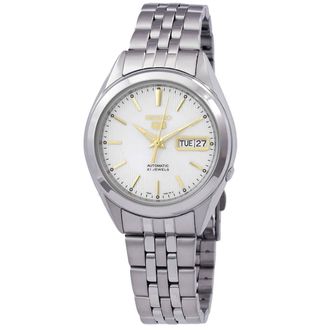 Seiko Series 5 Automatic Silver Dial Mens Watch SNKL17K1