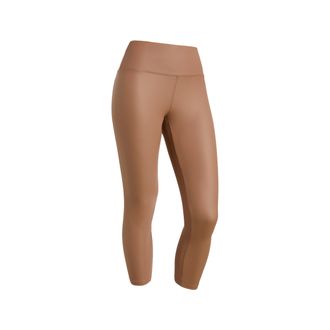 Freddy Leggings 7/8 vita alta in tessuto coated effetto pelle