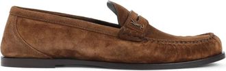 Saint Laurent Brown Loafer Shoes for Men
