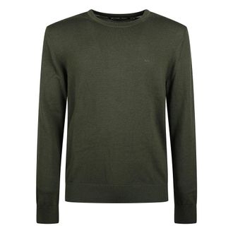 Michael Kors Heren, Truien, Groen, Maat: XL Wol