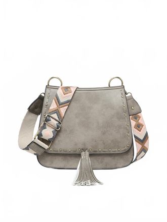 Jen & Co. Womens Bailey Crossbody Bag In Grey/taupe