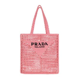 Prada Tote Bags, female, Pink, Size: ONE SIZE Tote Bags