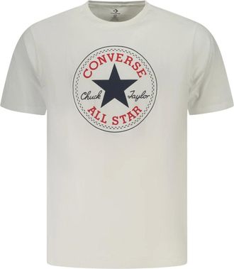 Converse Hombre, Camisetas, Blanco, Talla: XL