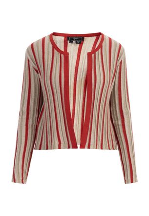 Faina Vest Dames Rood Veelkleurig