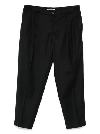 BRIGLIA 1949 pleated-pocket trousers - Black