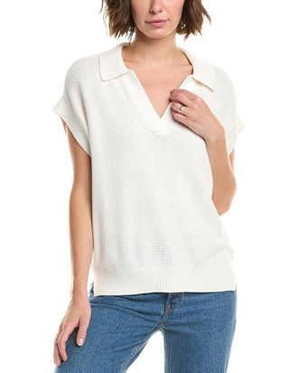 Tommy Bahama Pebble Stitch Collar Sweater