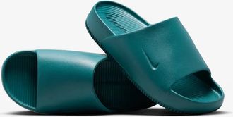 Nike Mens Nike Calm FD4116-300 Geode Teal Lifestyle Slides Sandals DWA2397