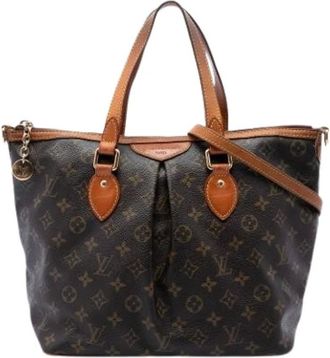 Louis Vuitton Pre-owned Palermo PM - Dames - Pre-owned - Bruin - Maat: ONE Size Zijde