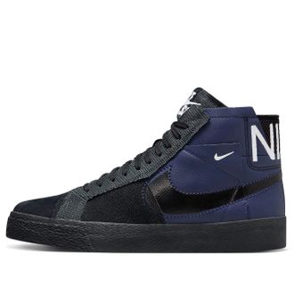 Nike SB Blazer Mid Premium Black/Navy FD5113-400