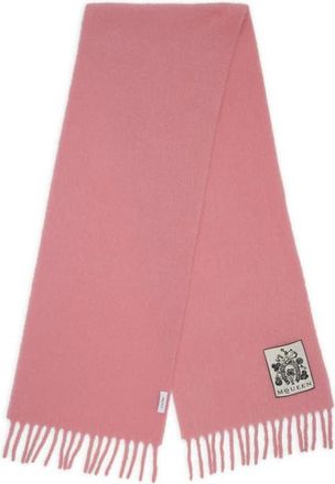 Alexander McQueen Solid Alpaca Blend Scarf in Cocktail Pink at Nordstrom