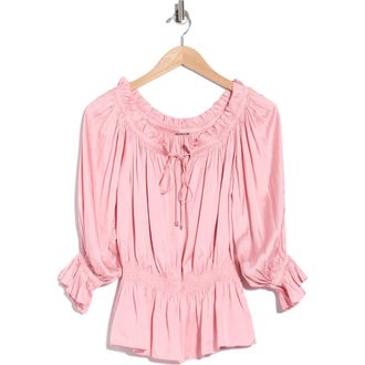 Elie Tahari The Reilley Top in Soho Pink at Nordstrom Rack, Size X-Small
