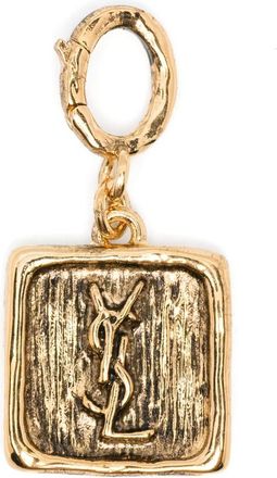 Saint Laurent Logo-plaque Square Charm