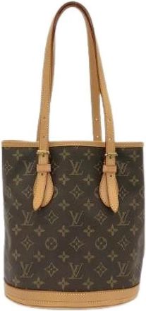 Louis Vuitton Pre-owned Monogram Petit Bucket Shoulder Bag - Pre-owned - Mujer - Marr&oacute;n - ONE SIZE