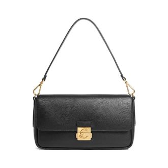 Coccinelle Handbag Grained Leather - female - Coccinelle - Shoulder Bags - Black - ONE SIZE - Bags