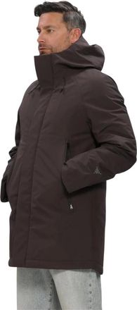 KRAKATAU Qm613 Parka - Heren - Mantels - Bruin - Maat: L Nylon
