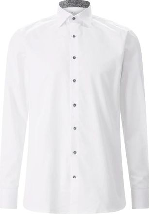 Stenstr&ouml;ms Formele Overhemden - Heren - Zakelijke Overhemden - Wit - 4XL - Katoen - Overhemden