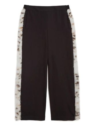 Apparis Ivy trousers - women - Polyester/Recycled Polyester/Spandex/Elastane/Modacrylic/Acrylic - M - Black