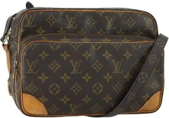 Louis Vuitton Pre-owned Cross Body Bags, female, Brown, Size: ONE SIZE Pre-owned Vintage Cross Body Bag