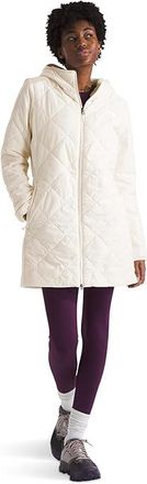 The North Face Shady Glade Insulated Parka Womens Clothing White Dune : 3XL, Polyester