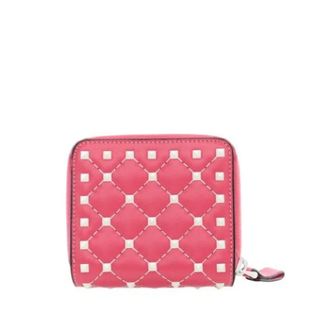 Valentino Pre-owned Wallets, female, Pink, Size: ONE SIZE Pre-owned Small Quilted Wallet