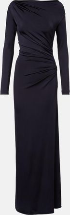 Victoria Beckham Gathered jersey maxi dress
