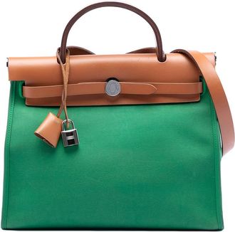 Herm&egrave;s Pre-owned Hermes Toile Herbag Zip 31 Ladies 92B054E71OOVYEBQ