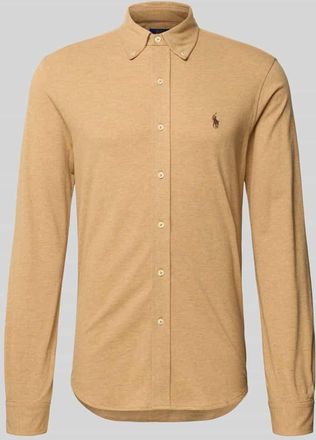 Polo Ralph Lauren Freizeithemd mit Knopfleiste in Camel, Größe XXL