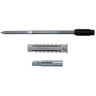 Fischer Thermax Fissaggio Distanziato per Cappotti 10/100 M6, Grigio, Confezione da 20 Pezzi
