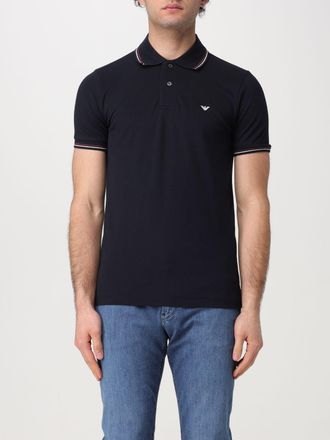 Emporio Armani Polo Eagle Emporio Armani in piquet di cotone