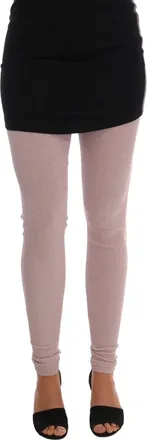 Dolce & Gabbana Pink Stretch Waist Tights Womens Stockings