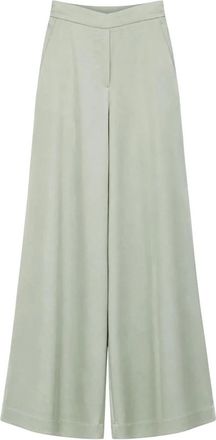 Suncoo Jared Pantalone - Dames - Wijde Broeken - Groen - S - Broeken