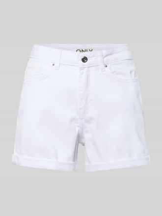 Only Regular Fit Jeansshorts aus Baumwoll-Mix Modell JOSEPHINE in Weiss, Gr&ouml;&szlig;e XS
